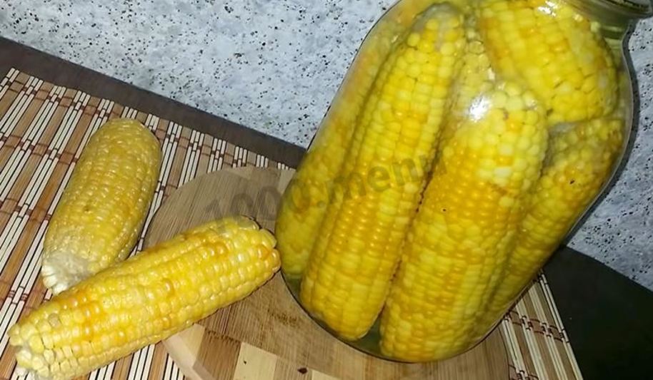 Рецепт кукурузы на зиму в початках