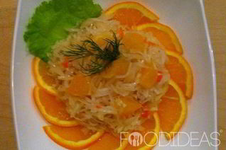 Квашеная капуста с апельсином