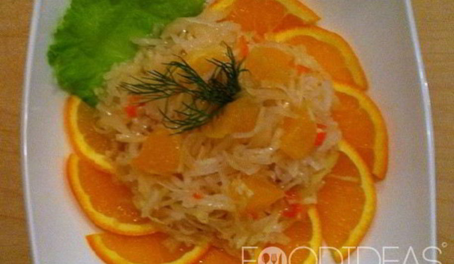 Рецепт квашеной капусты с апельсином