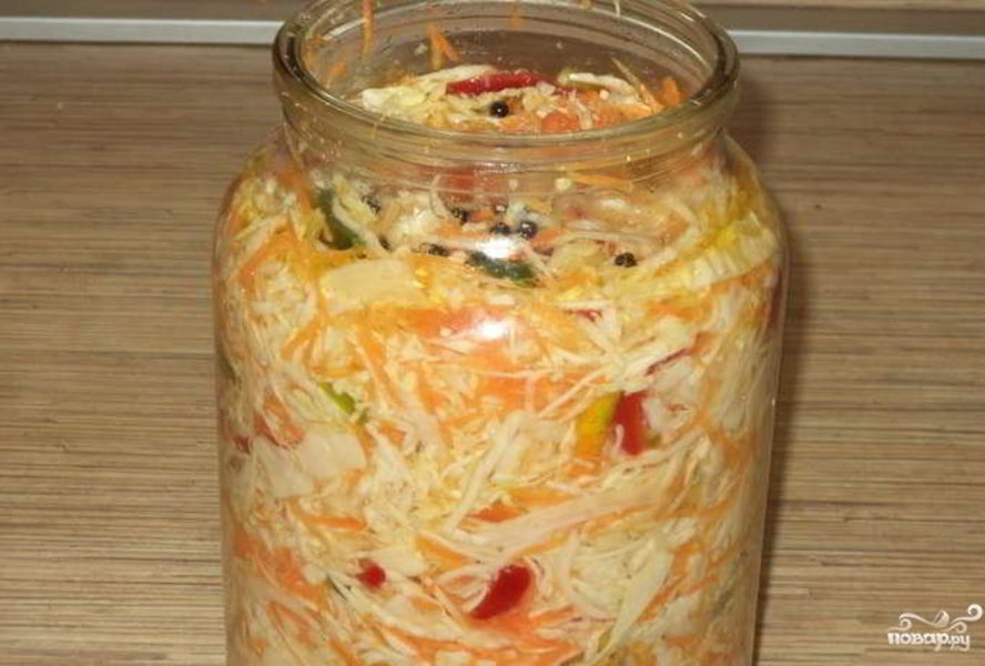 Квашеная капуста с хреном