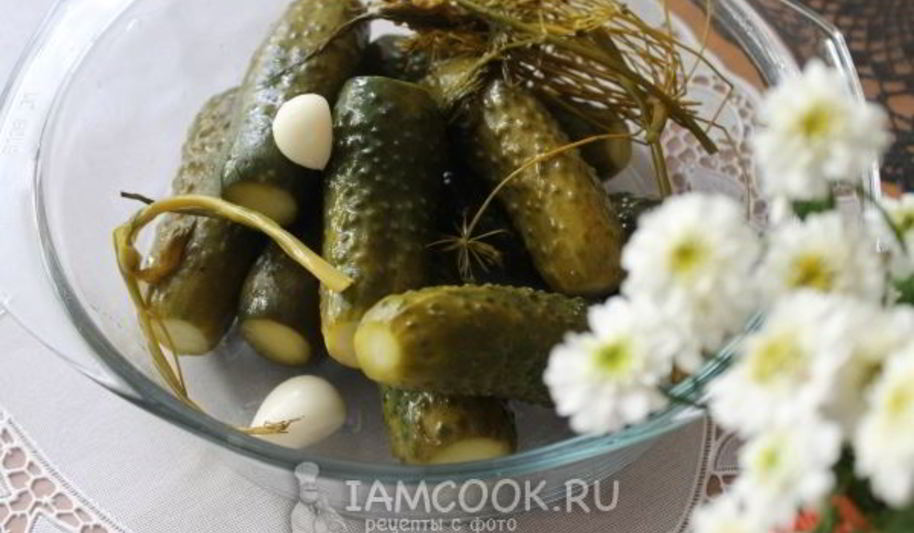 Рецепт квашеных огурцов на зиму без уксуса