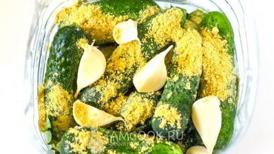 квашеные огурцы с горчицей