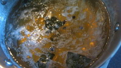 быстрая маринованная капуста с яблоками и медом