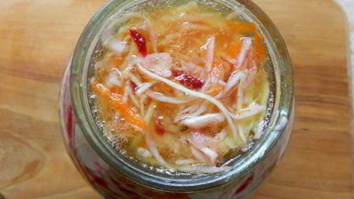 капуста маринованная со свеклой