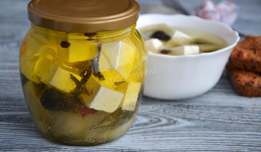 Рецепт маринованной брынзы
