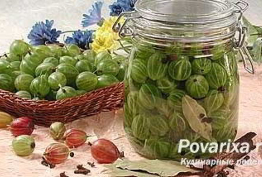 Маринованный крыжовник