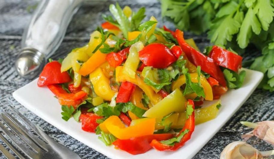 Рецепт маринованного перца болгарского не на зиму