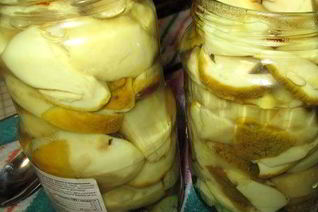 Маринованные белые грибы