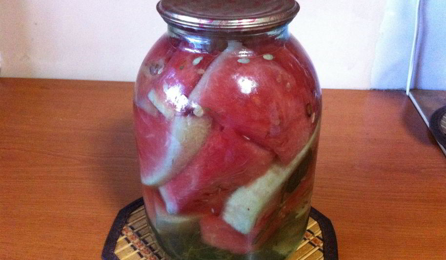 Рецепт маринованных долек арбуза