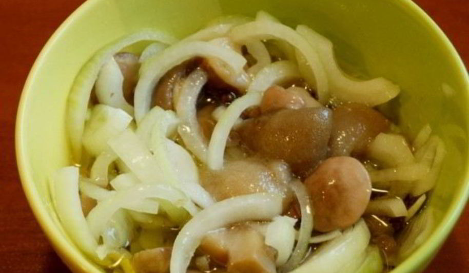 Рецепт маринованных маслят