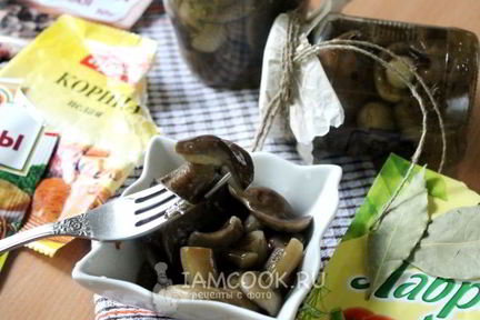 Маринованные подберезовики
