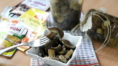 маринованные подберезовики