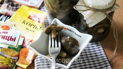 маринованные подберезовики
