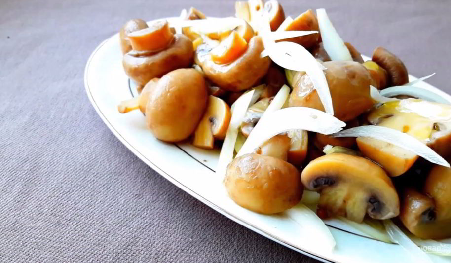 Рецепт маринованных шампиньонов