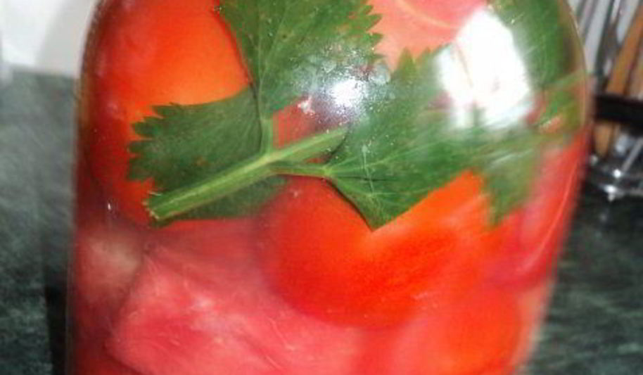 Рецепт помидоров маринованных с арбузом