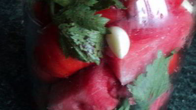 помидоры маринованные с арбузом