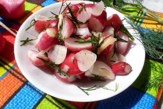 Редиска маринованная в азиатском стиле