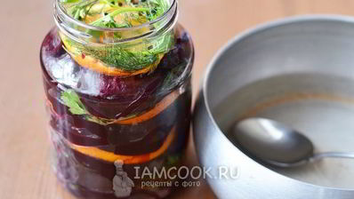 свекла, маринованная с апельсином