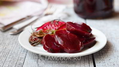 свекла, маринованная с апельсином