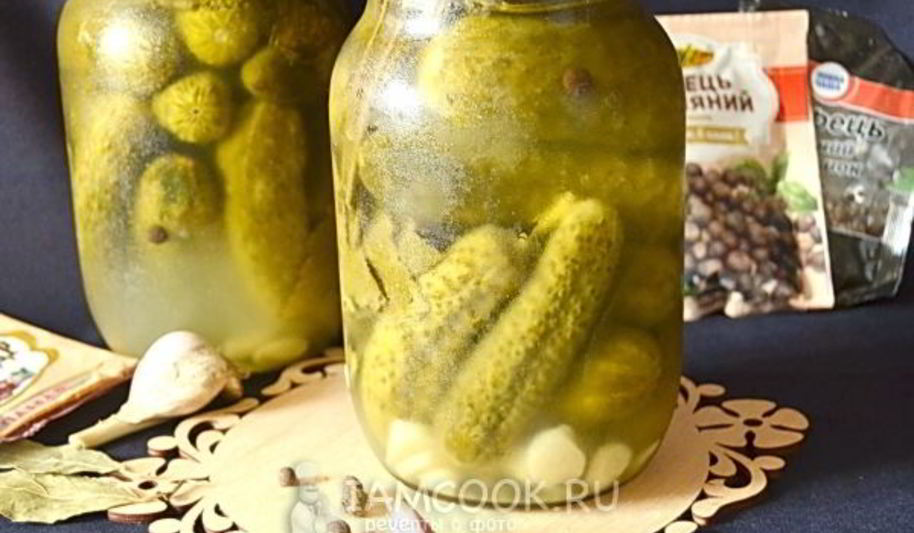 Рецепт огурцов на зиму в литровых банках