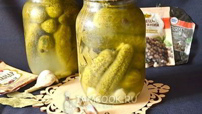 огурцы на зиму в литровых банках