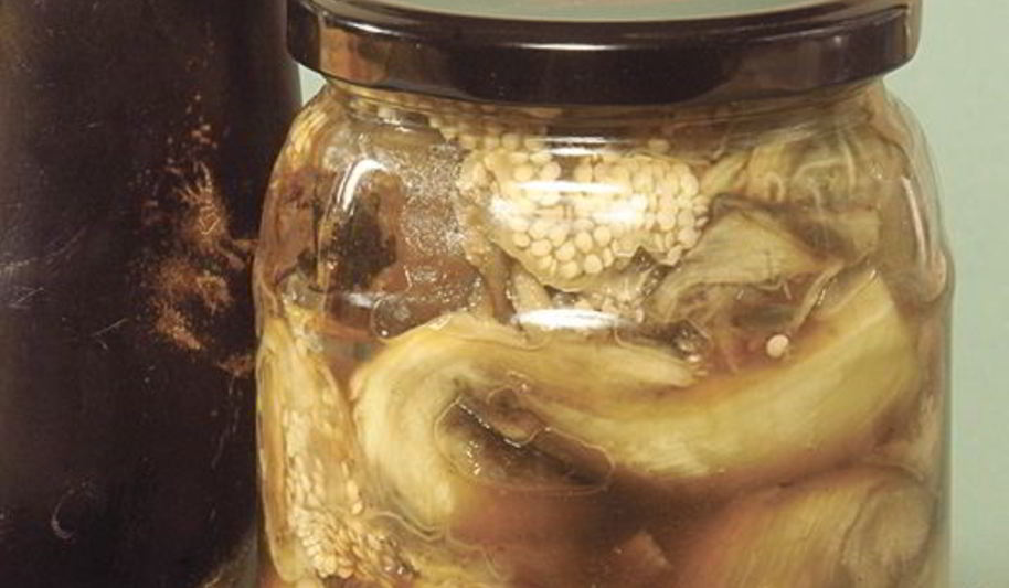 Рецепт печеных баклажанов на зиму