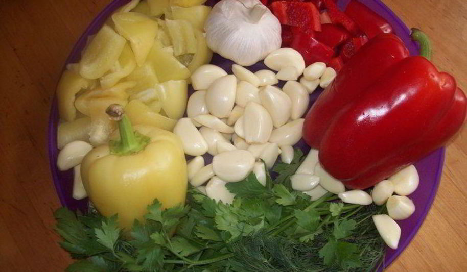 Рецепт перечно-чесночной приправа