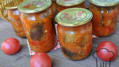 перец с баклажанами на зиму