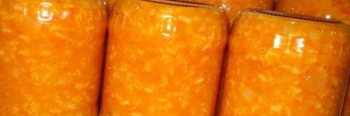 Перец с рисом на зиму