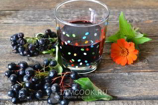 Сок из черноплодной рябины на зиму