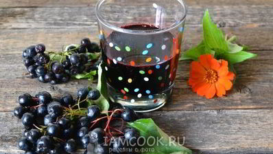 сок из черноплодной рябины на зиму