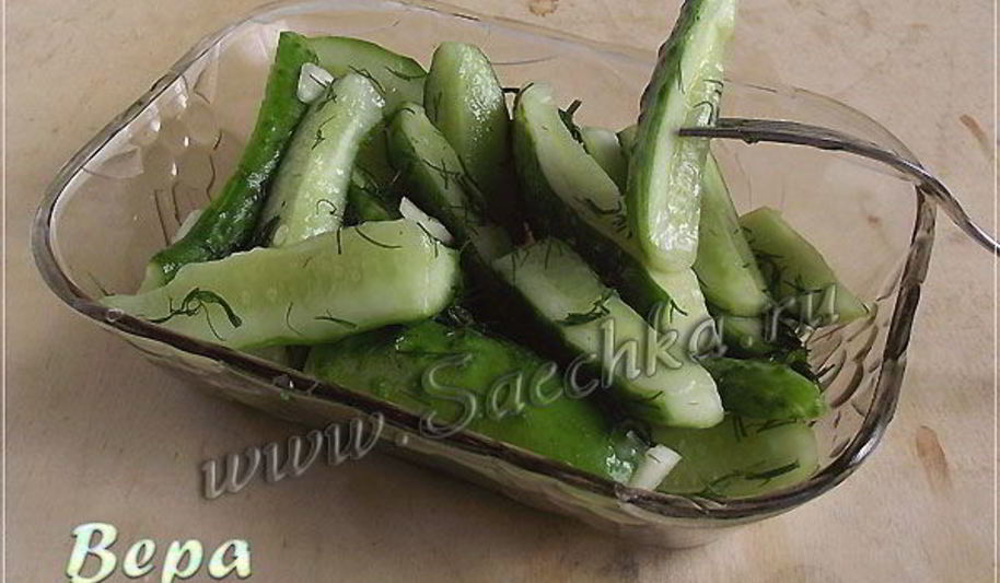 Рецепт быстрых малосольных огурцов