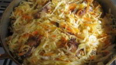 кислая капуста со свининой