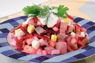 Малосольная сельдь по-бременски