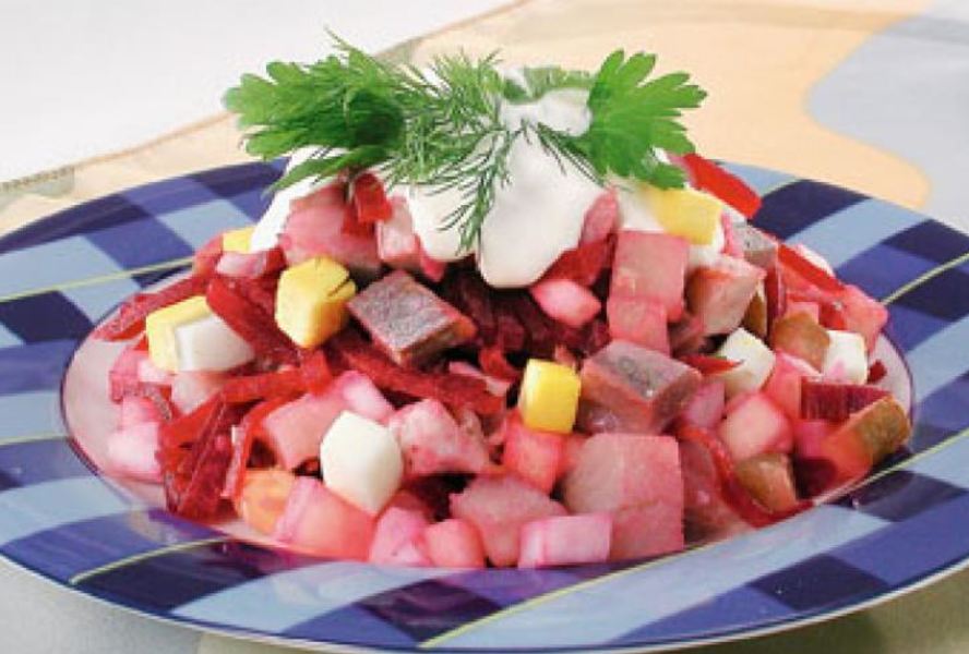 Малосольная сельдь по-бременски