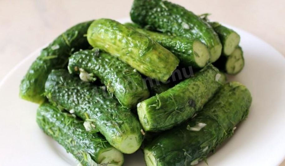 Рецепт малосольных хрустящих огурцов в пакете без рассола