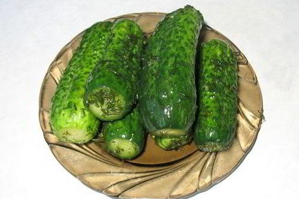 Малосольные огурцы без рассола