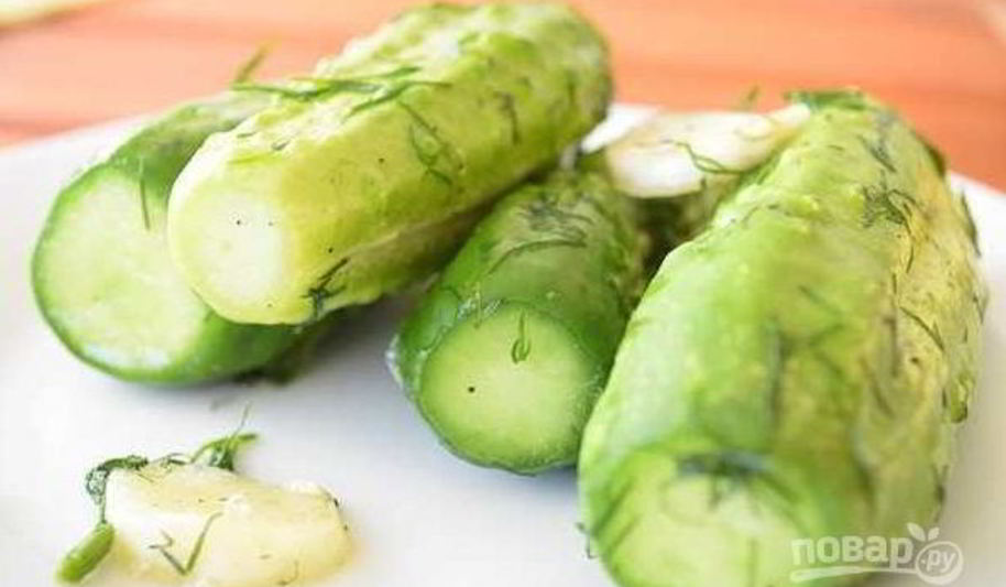 Рецепт малосольных огурцов