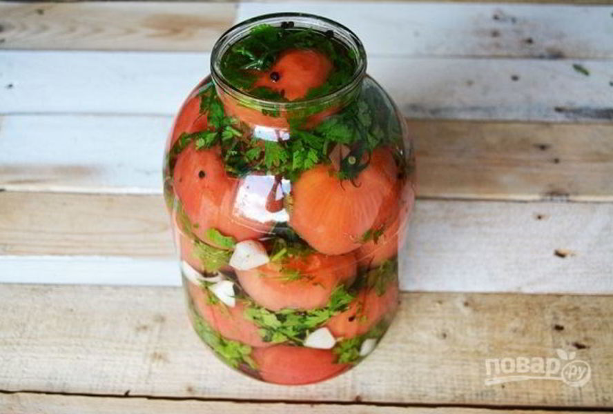 Малосольные помидоры по-грузински