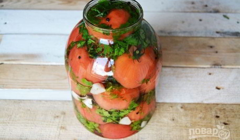 Рецепт малосольных помидоров по-грузински