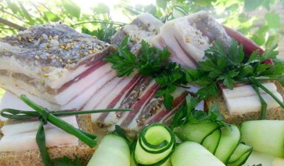 Рецепт сала по-домашнему