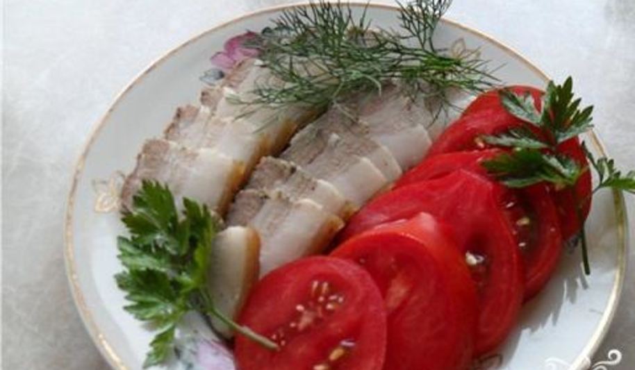 Рецепт сала в духовке