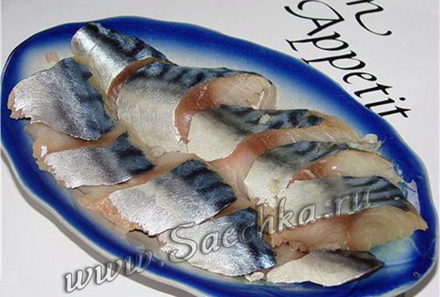 Соленая скумбрия