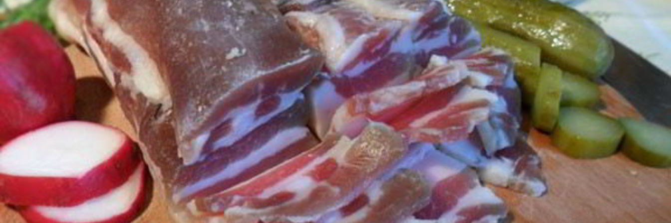 Соленое сало и грудинка