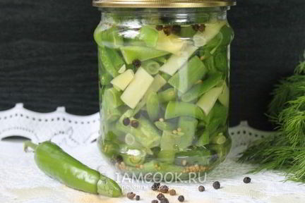 Стручковая фасоль на зиму