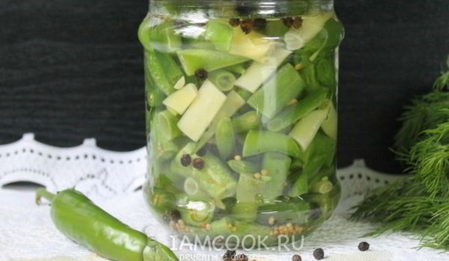 Рецепт стручковой фасоли на зиму