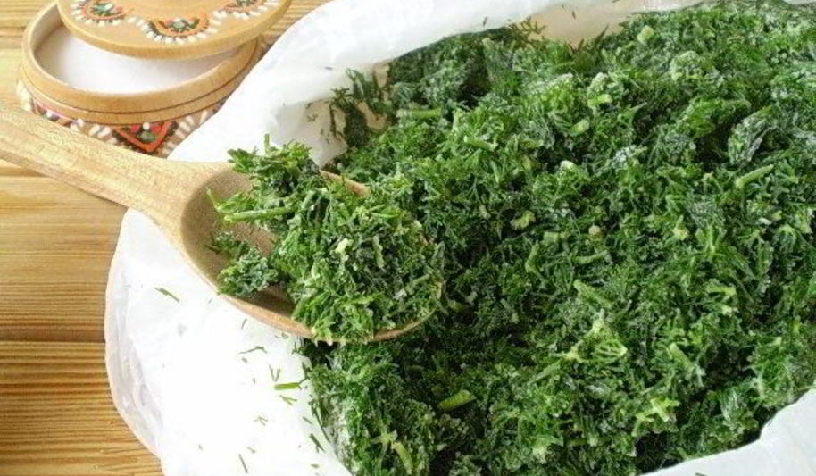 Рецепт укропа на зиму