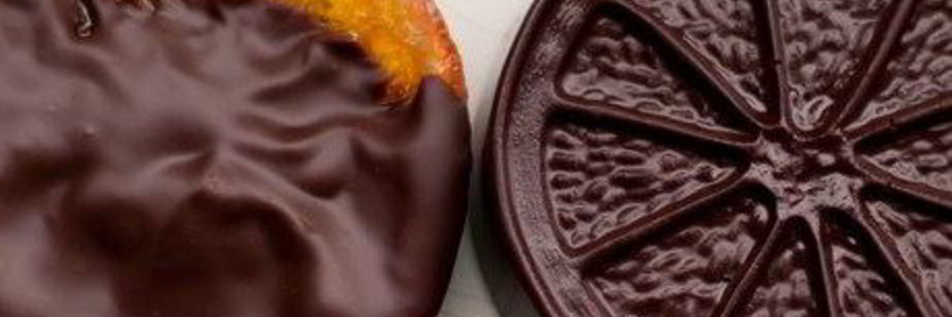 Апельсиновые цукаты в темном шоколаде