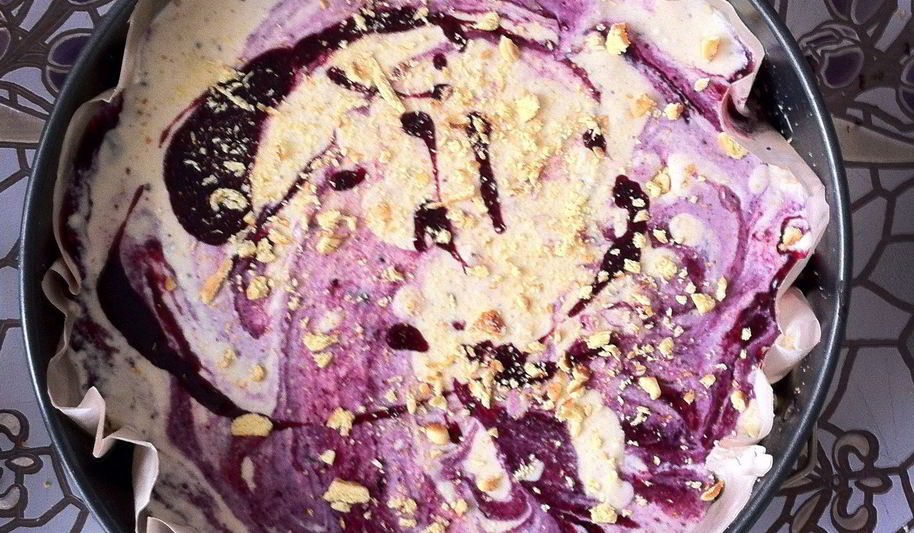 Рецепт чизкейка со смородиновым вареньем