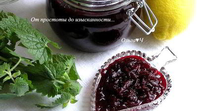 конфитюр из свеклы с лимоном и мятой
